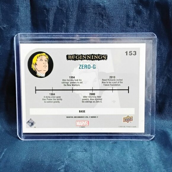 5/$20 Mint 2023 UD Zero-G Marvel Beginnings Vol. 2 Series 2 Card 153!! - Picture 2 of 2